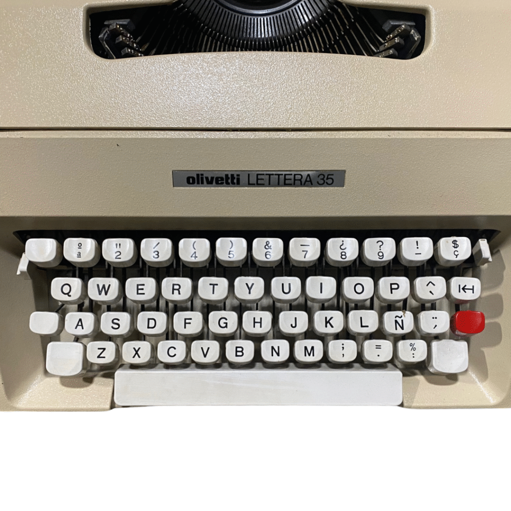 Máquina de Escribir Vintage Olivetti Lettera 35