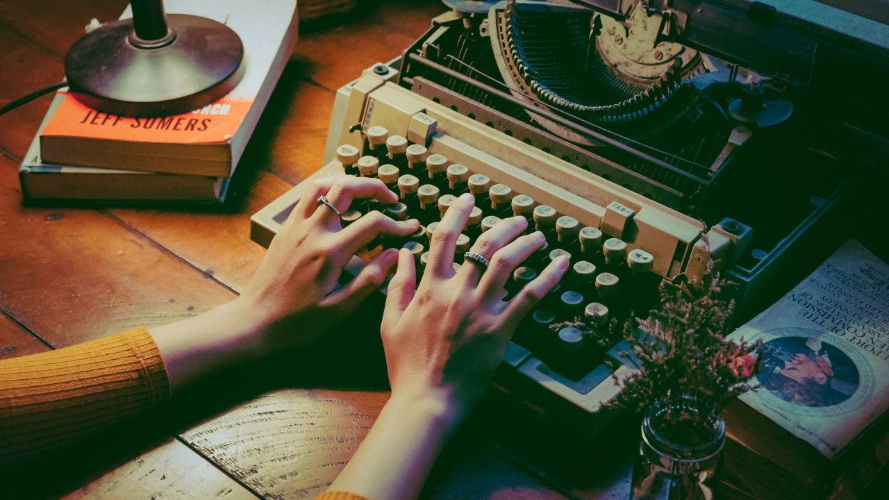 Regalar una máquina de escribir