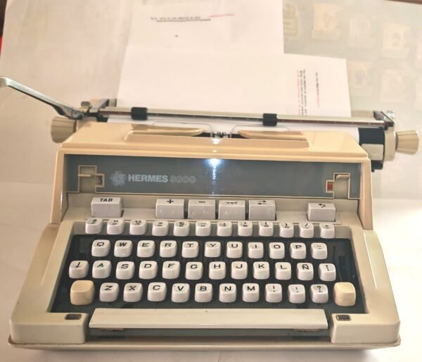 Máquina de Escribir Vintage Hermes 3000 | Modelo Años 70 - Image 7