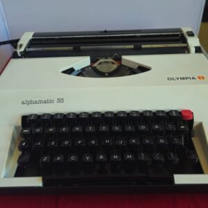 Máquina de Escribir Olympia Alphamatic 33 - Color Blanco