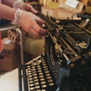 Underwood Standard Typewriter – Auténtica máquina de escribir antigua vintage restaurada y funcionando perfectamente