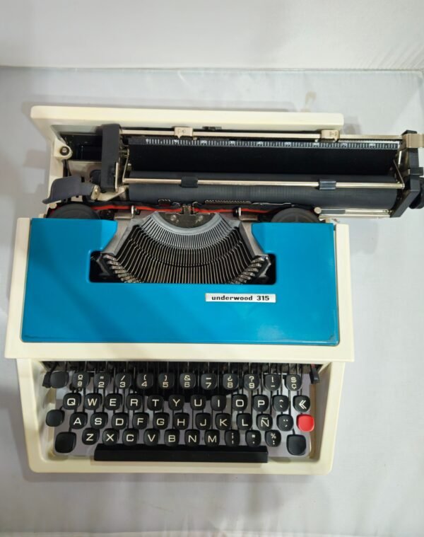 Underwood 315 Portátil – Máquina de escribir vintage original revisada y funcionando perfectamente